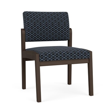 Lesro Lenox Armless Guest Chair, 22.5 in W 26 in L 31.5 in H LW1102
